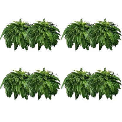 🔥 On Sale Only Today 🌱 UV Resistant Ferns Artificial Plants Large for Planters, Office & Home Decor, Outdoor & Indoor