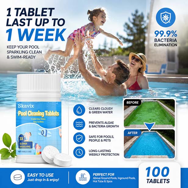 The Next-Gen Pool Purifier is here ✨ 2X Stronger Algae Control, Gentle & Safe for Kids! 👨‍👩‍👧‍👦