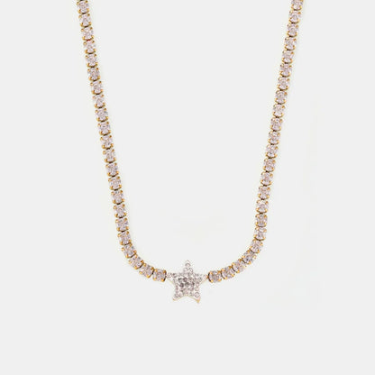 Pendant inlaid with zircon pendant necklace women's necklace high-end accessory