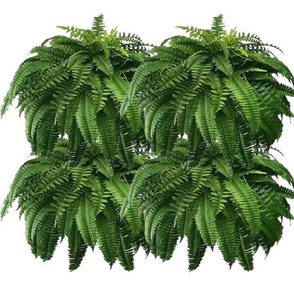 🔥 On Sale Only Today 🌱 UV Resistant Ferns Artificial Plants Large for Planters, Office & Home Decor, Outdoor & Indoor