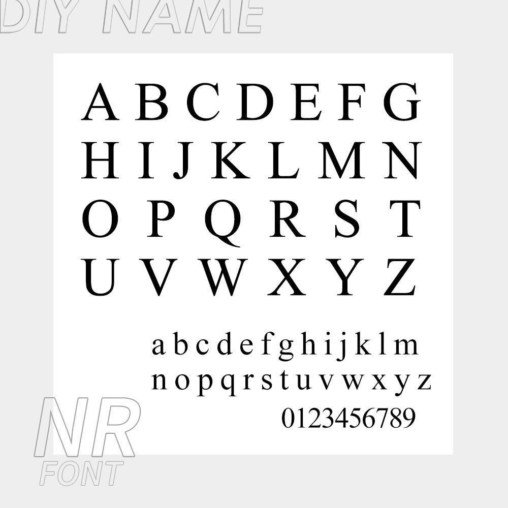 NR font